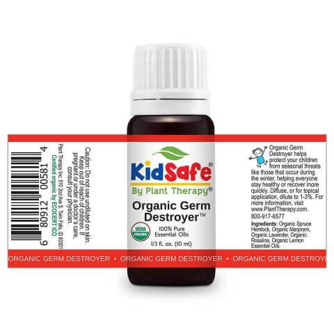 Tinh dầu diệt vi trùng và mầm bệnh dành cho trẻ - Plant Therapy (Organic Germ Destroyer)
