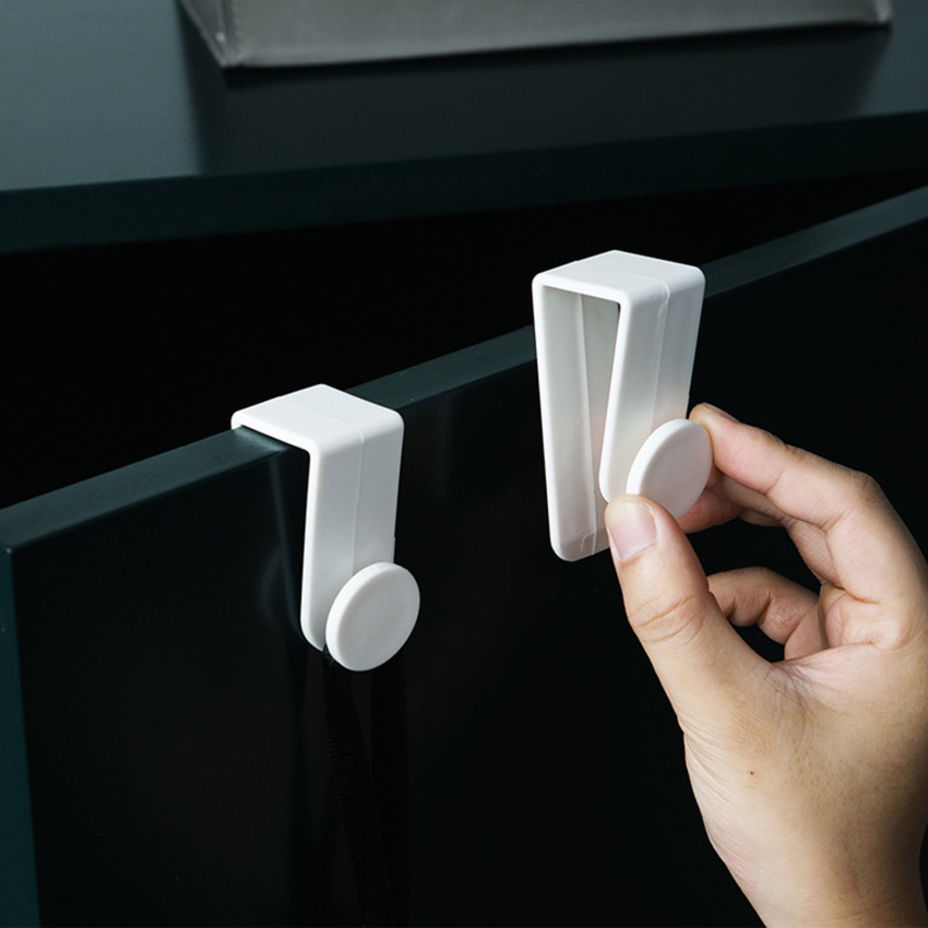 Set 2 Móc Treo Đồ Gắn Cửa Tủ Đa Năng Tiện Dụng