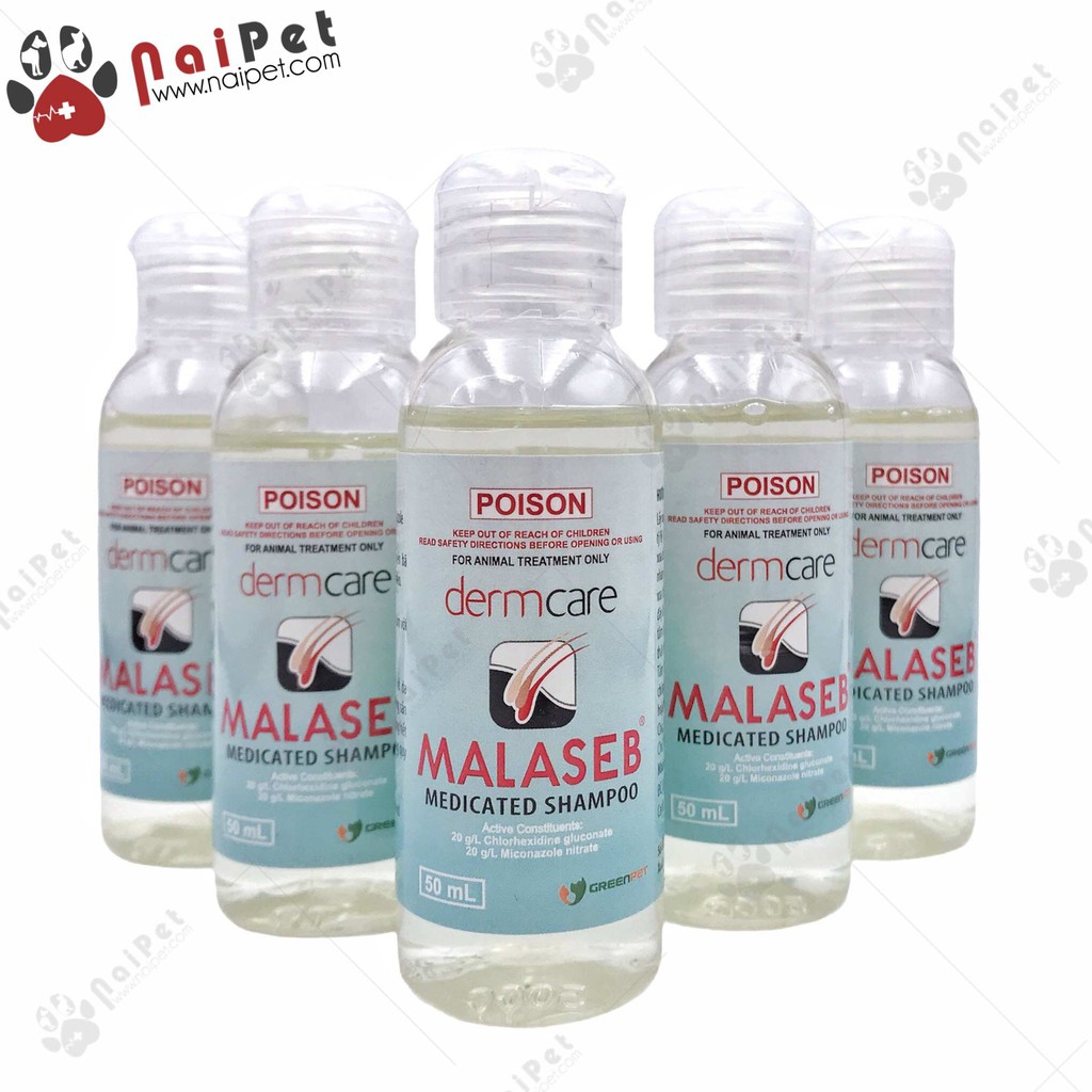 Sữa Tắm Trị Nấm Viêm Da Dị Ứng Cho Chó Mèo DermCare Malaseb