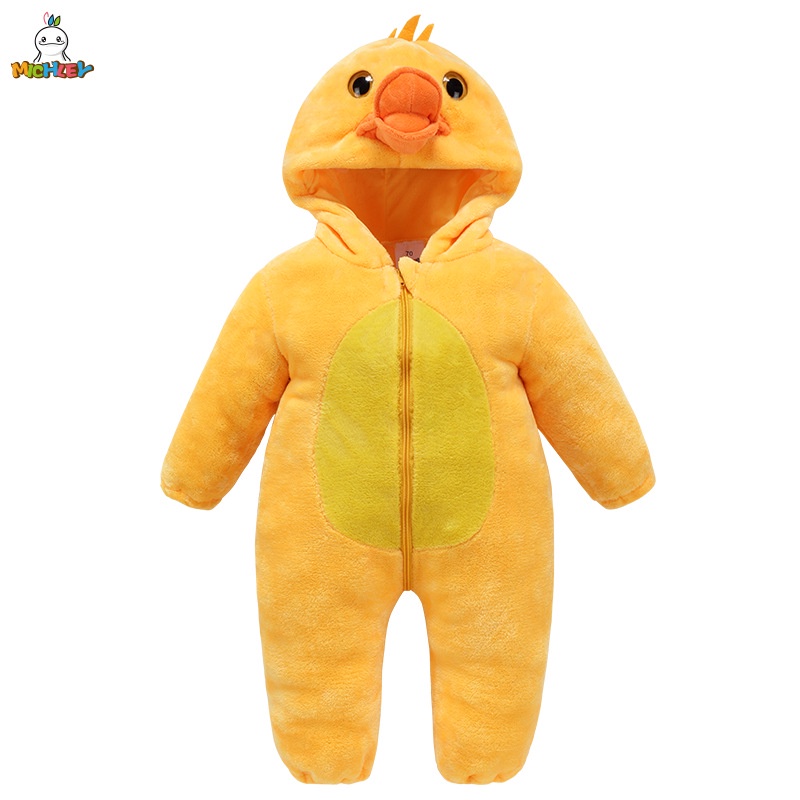 Bộ đồ ngủ có mũ trùm đầu hình Stitch dễ thương cho bé