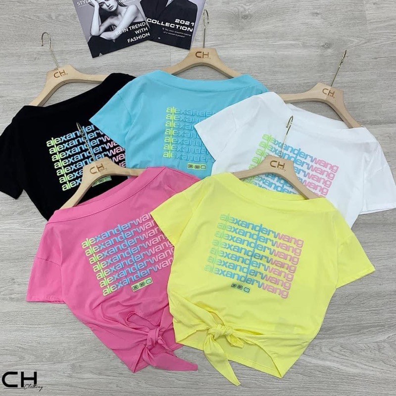 Áo thun thắt dây