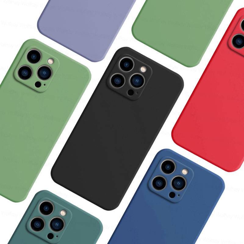 Ốp điện thoại trơn cho iPhone 11 12 13 pro max x xs max xr
