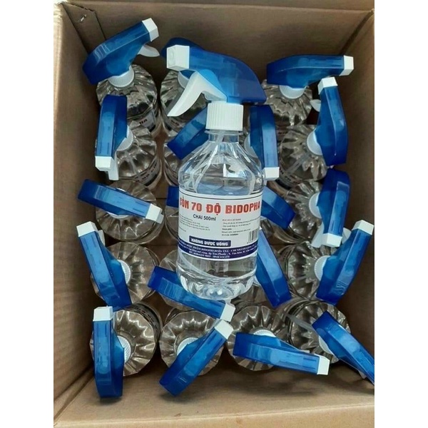 Cồn 70,90 Độ - Sát Khuẩn, Sát Trùng Vết Thương (500ml/1Lít)