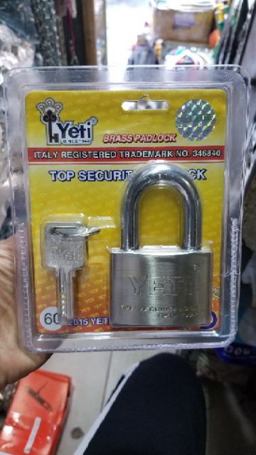 ổ khóa yeti 60mm cao cấp italy