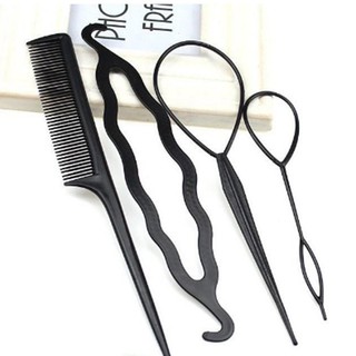 Bộ 4 dụng cụ tạo kiểu tóc đa năng