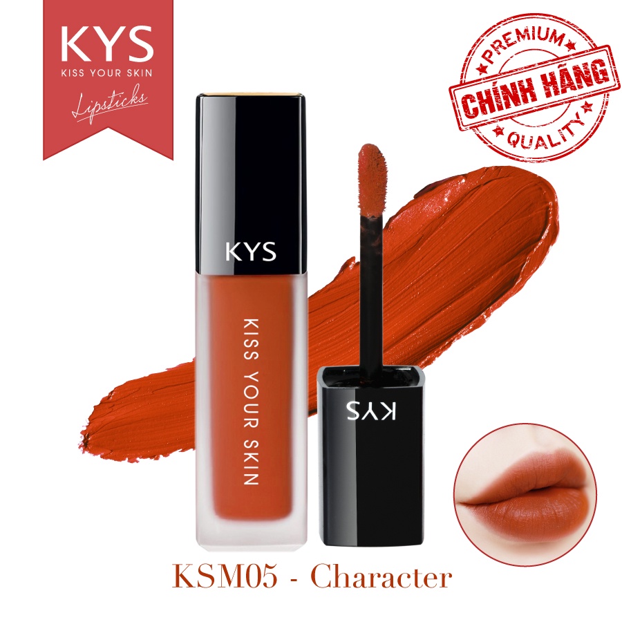 Son kem lì Chocolate KYS lâu trôi mềm môi  4gr