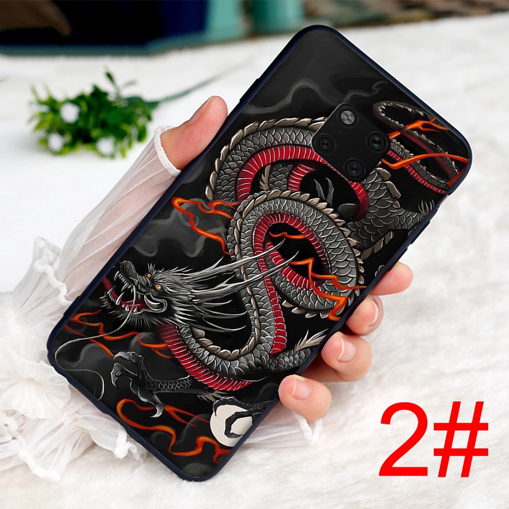 Ốp điện thoại mềm hình rồng Trung Hoa cho Samsung J2 Core J4 Plus J5 Prime J6 J8 Pro