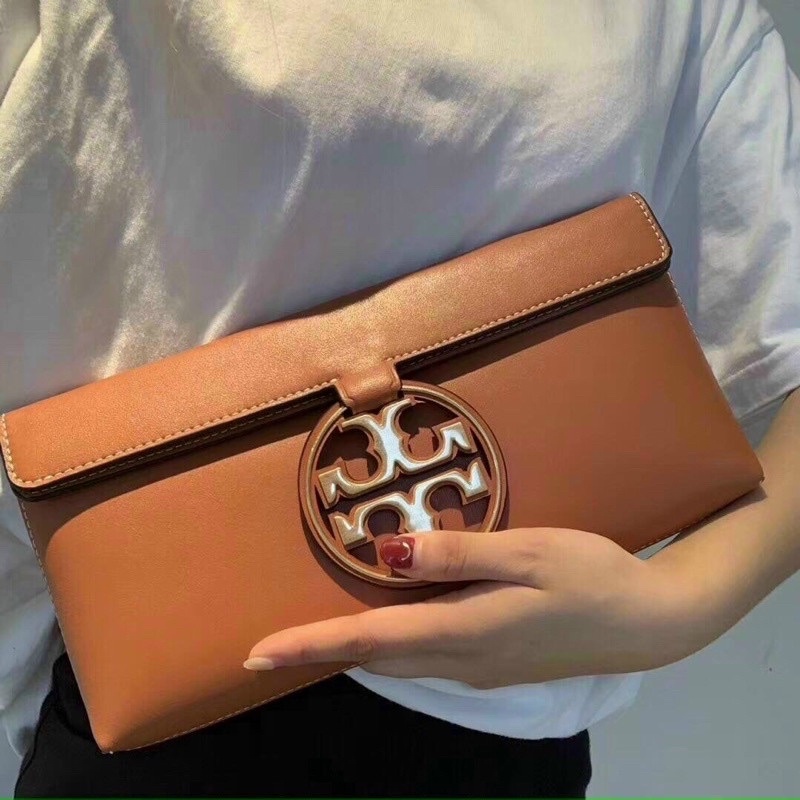 Clutch nữ hàng hiệu Tory Burch cầm tay cỡ lớn đi tiệc sang chảnh, thời thượng đủ mẫu mớ 100%