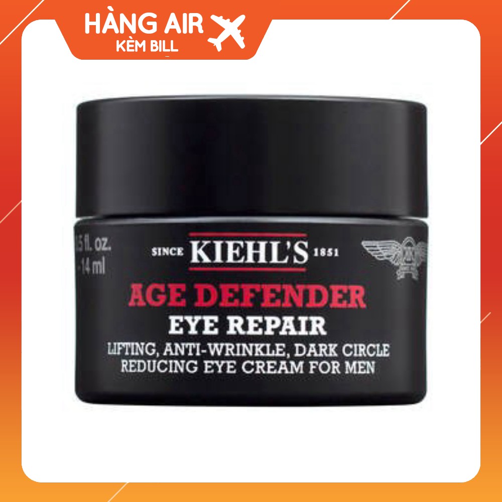 Kem chống lão hóa giảm thâm quầng mắt Kiehls Age Defender Eye Repair 14ml - Dành cho da nam