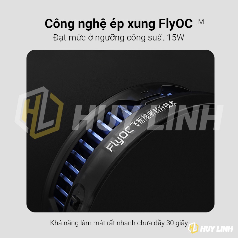 Flydigi B5 và B5x Quạt tản nhiệt RGB gaming kiêm sò lạnh cho điện thoại - Tặng kèm găng tay cảm ứng