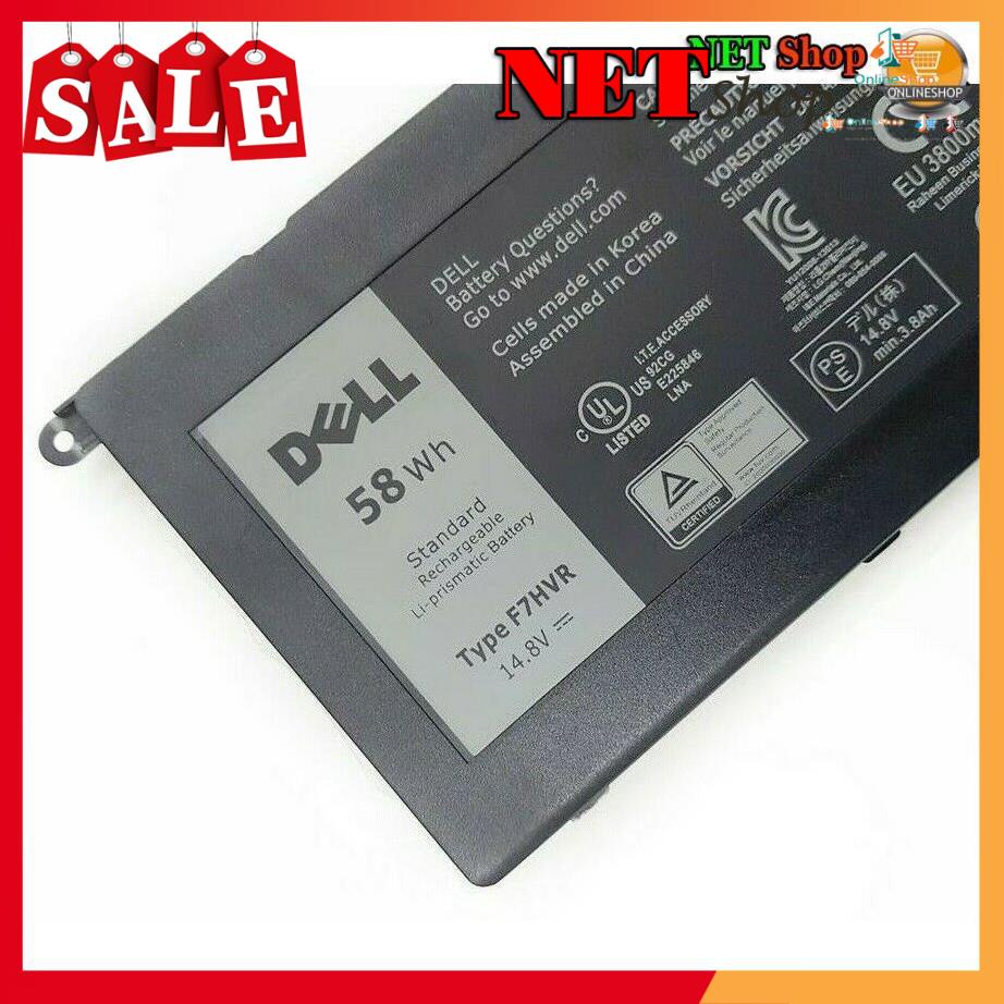 💖💖 Pin Dell (Original)58Wh Inspiron 17 7737 F7HVR Battery