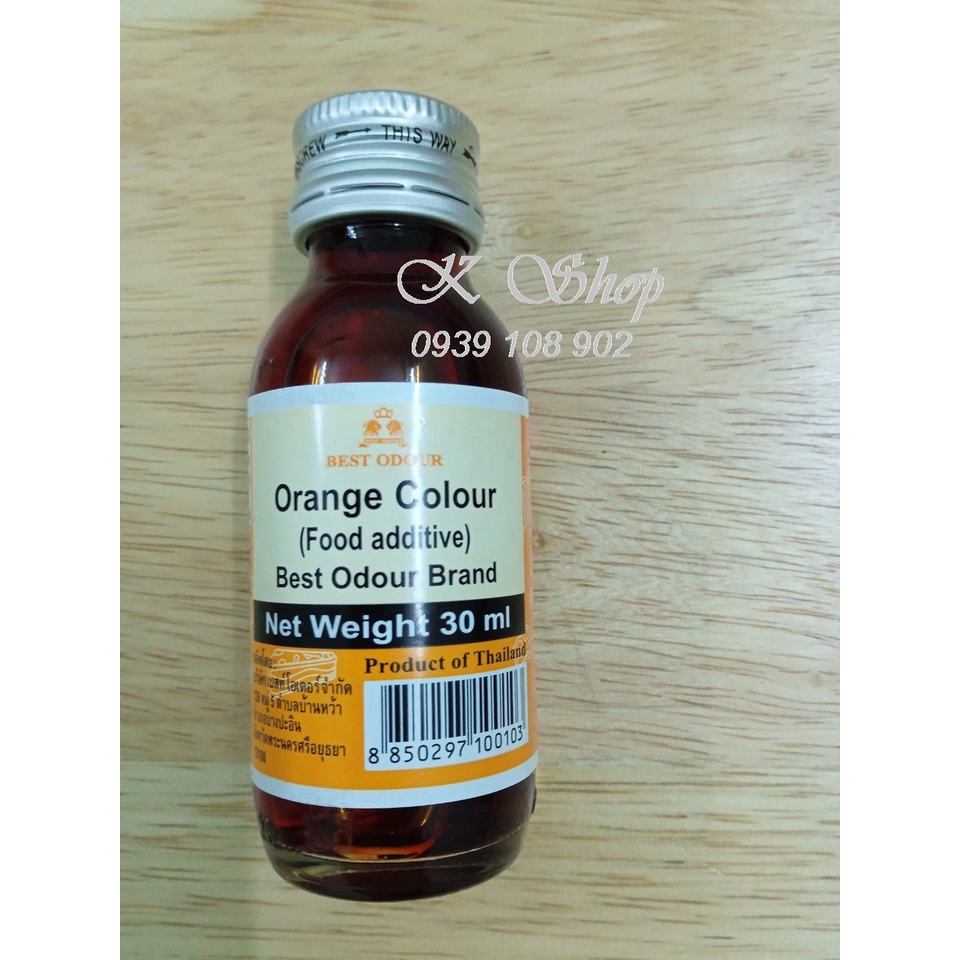 màu thực phẩm best odour 30ml