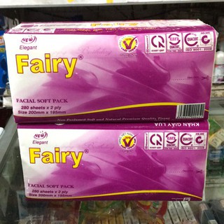 Khăn giấy ăn fairy rút gói 280 tờ