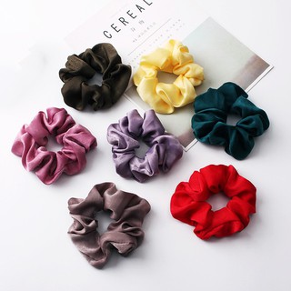 [Hot Trend] Dây Buộc Tóc Scrunchies - Cột Tóc Ulzzang Satin Lụa Nhiều Màu