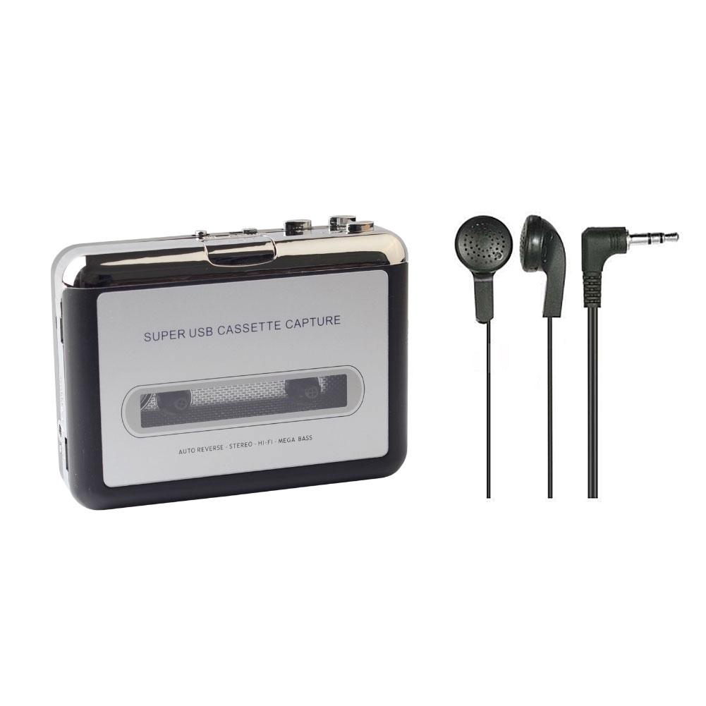 Ezcap Walkman Cassette Music Player Băng-to-PC MP3 Chuyển đổi USB kỹ thuật số w / Tai nghe