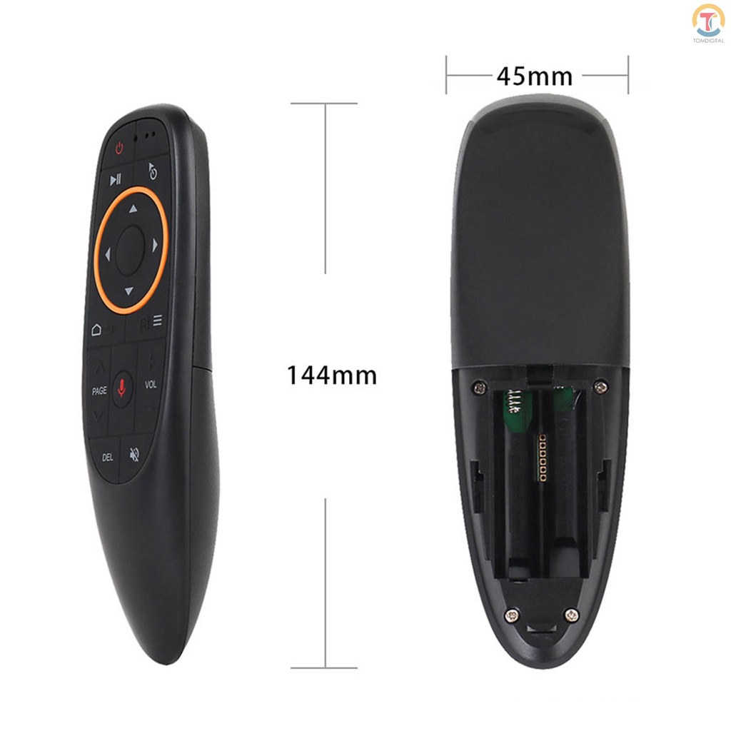 Điều Khiển Từ Xa Không Dây G10 2.4ghz Kèm Đầu Nhận Tín Hiệu Usb Cho Android Tv Box Pc Laptop Notebook Smart Tv Đen