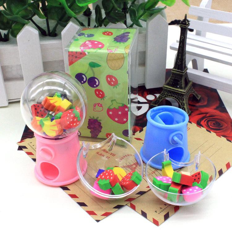 Tẩy gôm Colorful Candy Storage Box hình hoa quả dễ thương