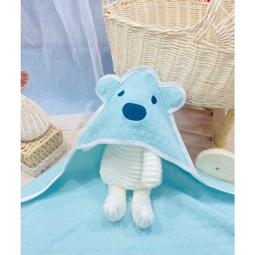 Chăn ủ cho bé - ủ choàng cho bé sơ sinh Oh Baby cao cấp