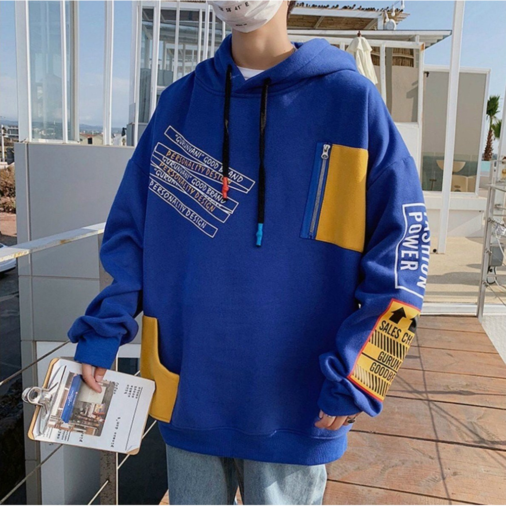 Áo Hoodie Nỉ Da Cá Nam Nữ Phong Cách Hàn Quốc