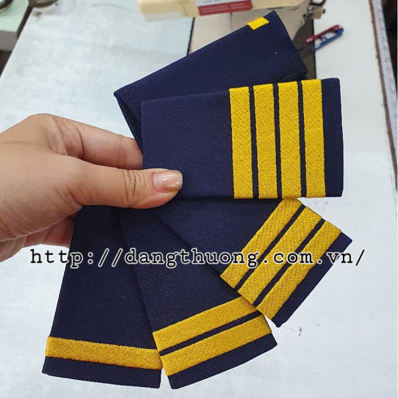 [SHIP HOẢ TỐC ] [CÓ SẴN] Cầu vai phi công cơ trưởng cơ phí THÊU LUỒN ỐNG