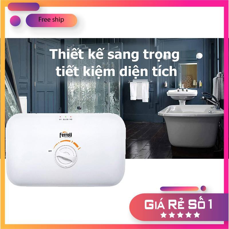 Máy Nước Nóng Ferroli Rita FS 4.5TM đa nhiệm, không bơm