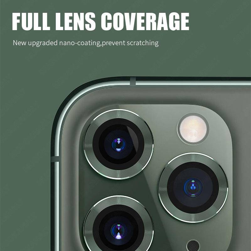 Vòng kim loại bảo vệ camera sau thích hợp cho iPhone 11 Pro Max iPhone11