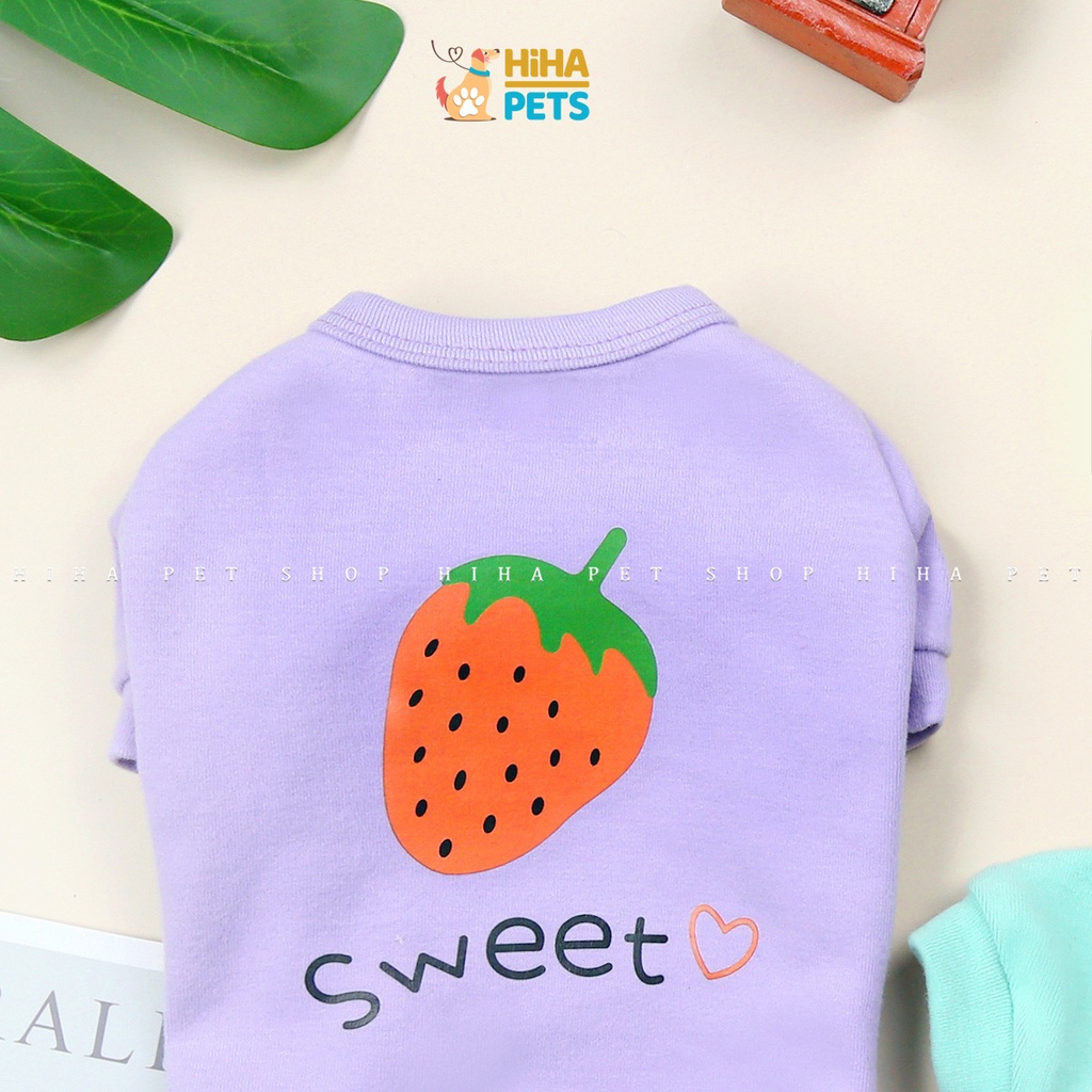 Quần Áo Cho Chó Mèo 4 Chân Mặc Ấm Chất Liệu Thun Cotton Quần Áo Thú Cưng Jump Hình Dễ Thương Hihapet.