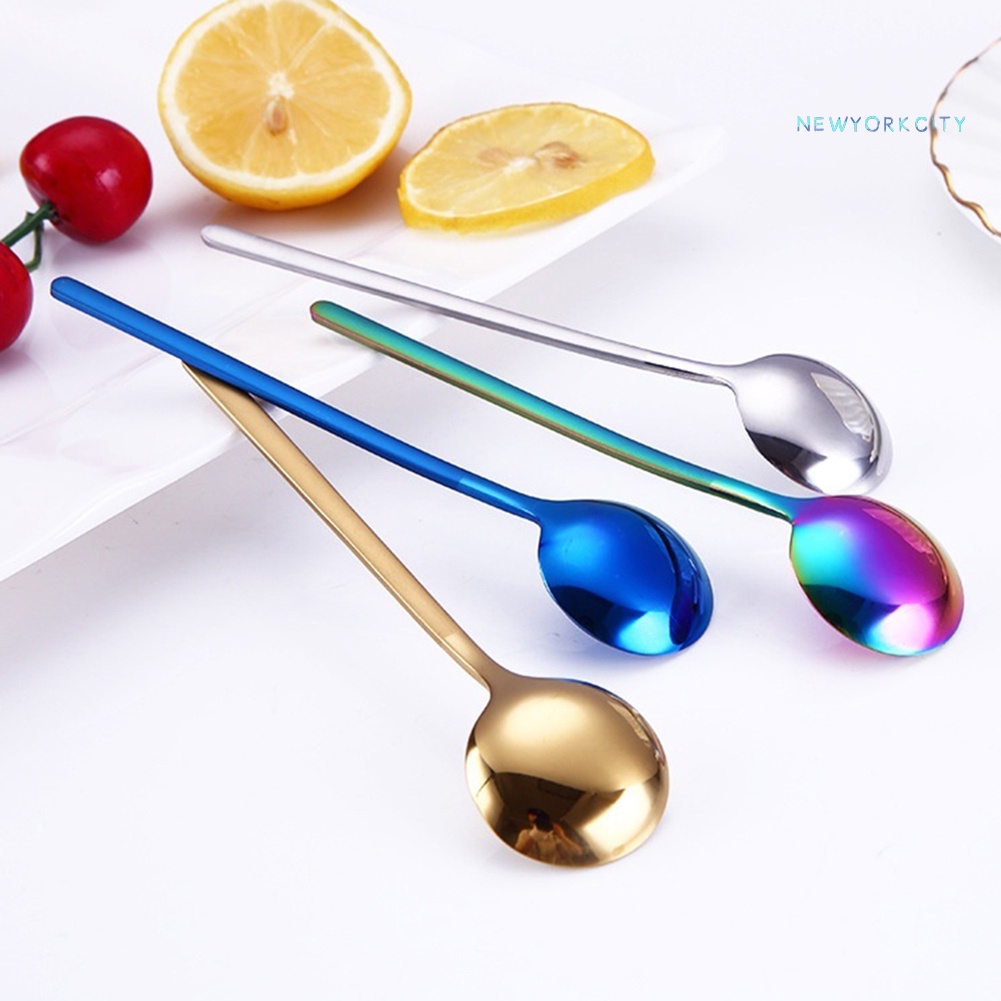 Muỗng Khuấy Trà/Cà Phê/Tráng Miệng Bằng Thép Không Gỉ Chống Gỉ NYC