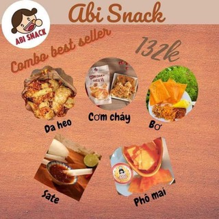 Combo Bánh Tráng Abi 5 Vị Best Seller Abi Snack ❤️ Freeship ❤️ Đồ Ăn Vặt Snack Siêu Hot- Siêu Ngon