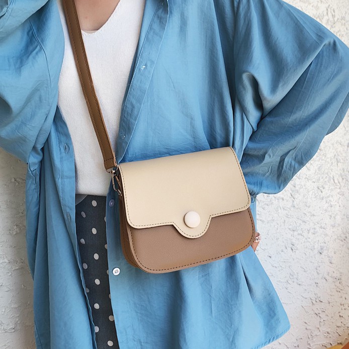 [Mã WAMT2405 giảm 10K đơn 0K] TÚI ĐEO CHÉO NỮ ALITA KHUY TRÒN PHỐI MÀU DÁNG BẦU CỰC CHẤT TD 09 | BigBuy360 - bigbuy360.vn