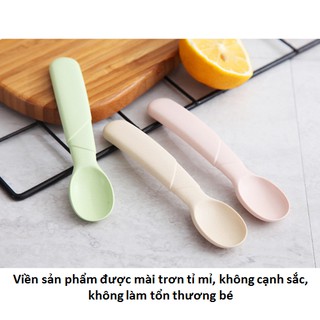 Khay ăn dặm sợi tre kèm thìa