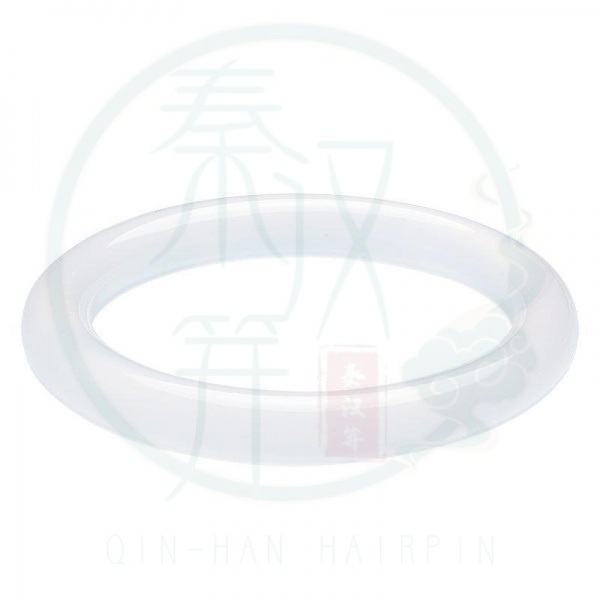 Vòng đeo tay đá mã não trắng trong suốt thời trang cho n