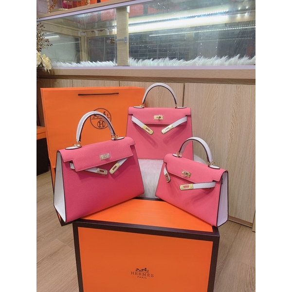 Túi Hm kelly pha màu