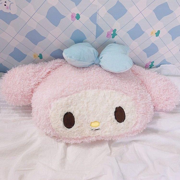 Bộ Chăn Gối Đệm Ngủ Trưa Điều Hòa Nhiệt Độ Hình Melody Màu Hồng Dễ Thương Cho Bé Gái bl