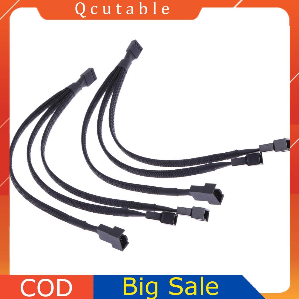 Set 1/2/5 dây cáp chia 3 đầu quạt PWM 4 pin cho ô tô