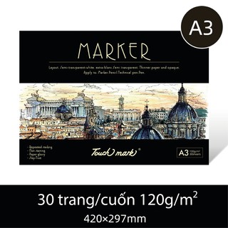SỔ VẼ TOUCH MARK Giấy 120G