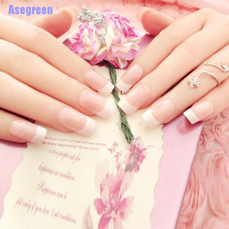 [Hàng mới về] Hộp móng tay giả phong cách Pháp xinh xắn thời trang dành cho phái đẹp