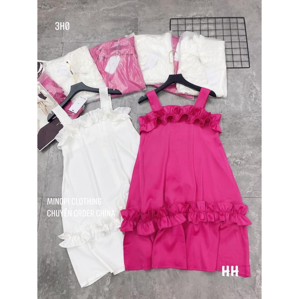 [Mã FAGREEN1505 giảm 10% tối đa 30K đơn 99K] Váy Đuôi Cá Hai Dây Bèo Ngực Dáng Xòe Rộng - Đầm Đuôi Cá Phối Bèo | BigBuy360 - bigbuy360.vn