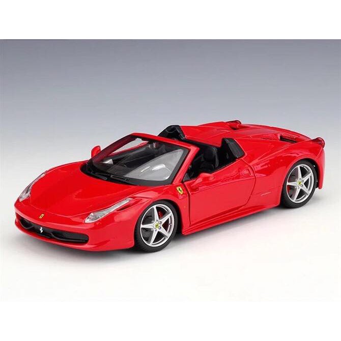 FERRARI 458 SPIDER 1:24 [Red]- Mui trần