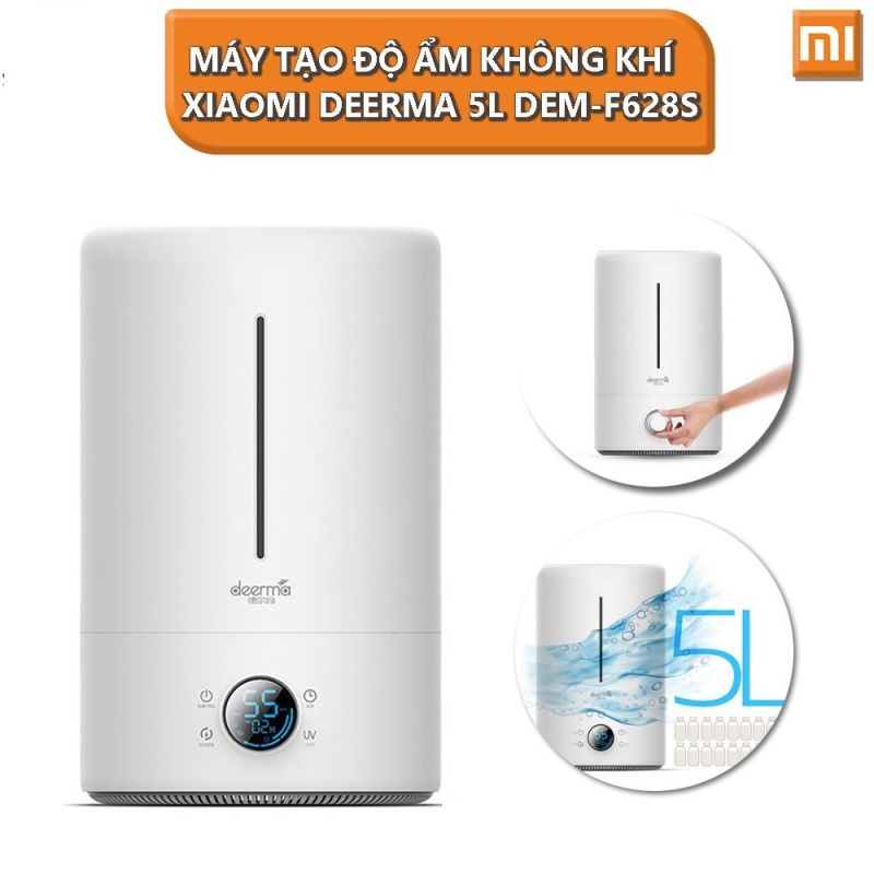 [Mã ELHA22 giảm 5% đơn 300K] Máy tạo ẩm Deerma F628s hỗ trợ diệt khuẩn, xông tinh dầu cao cấp