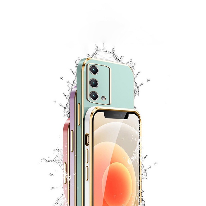 "Ốp lưng Oppo A74 4G Cạnh vuông" _Mạ màu viền_Vát Cạnh_Màu sắc sang trọng ,Loại Tốt ,Ôm sát máy TimShop