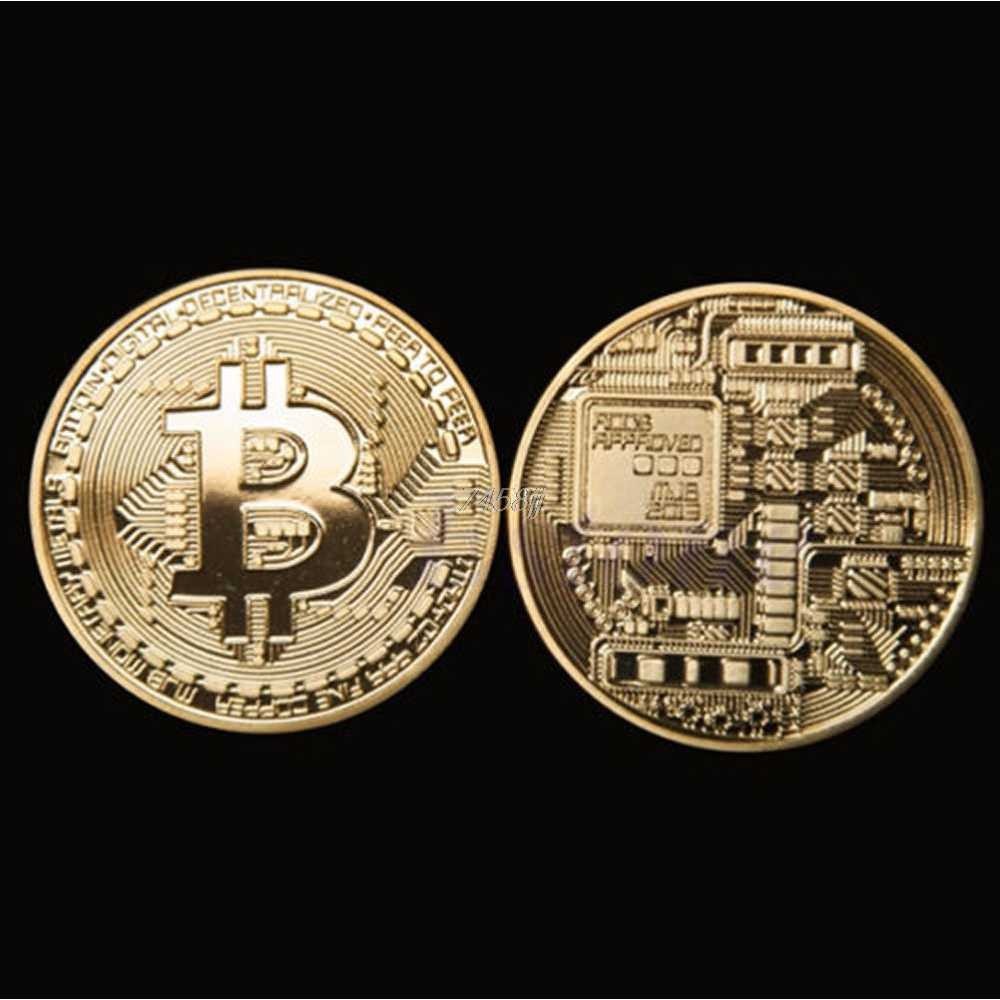 Gold Plated Bitcoin Miniature