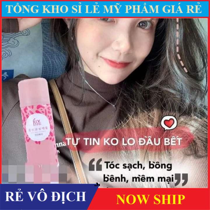 Dầu gội đầu khô dạng xịt loại bỏ dầu nhờn bết dính ngay tức khắc Issy 150ml | BigBuy360 - bigbuy360.vn