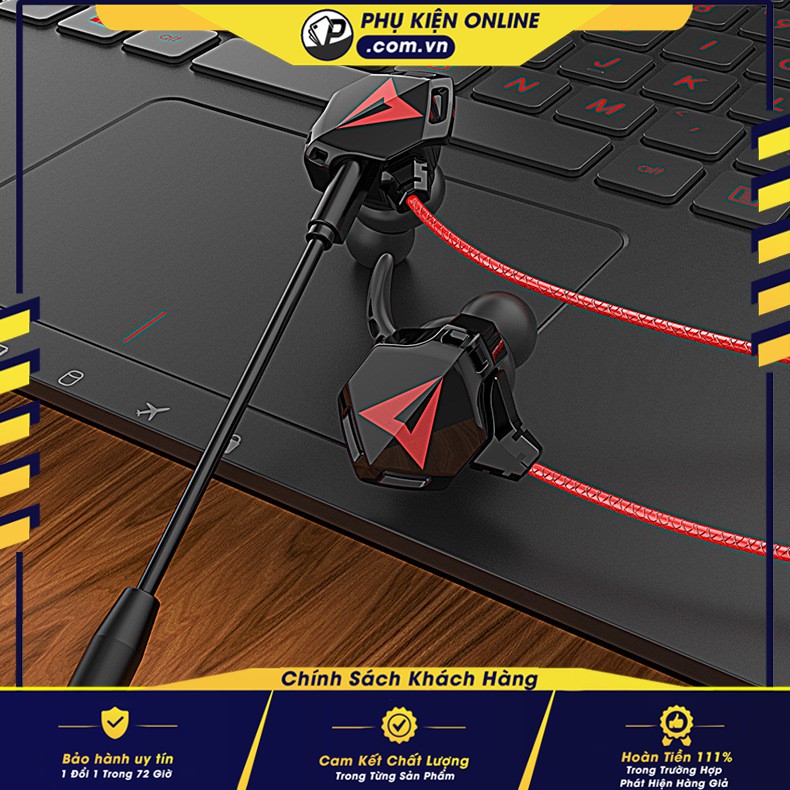 [HOT] Tai Nghe Gaming G5 - Tích Hợp Micro Kép Thông Minh - Hỗ trợ jack cắm Laptop,PC