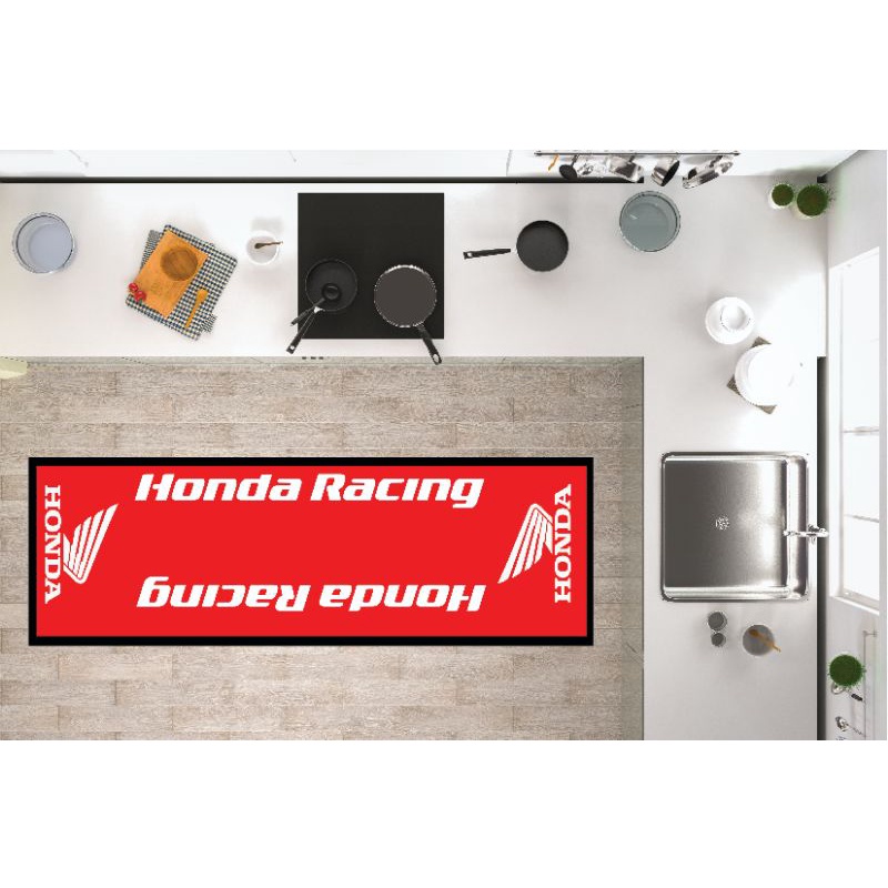 Thảm lót xe máy kiểu Racing 60X2M