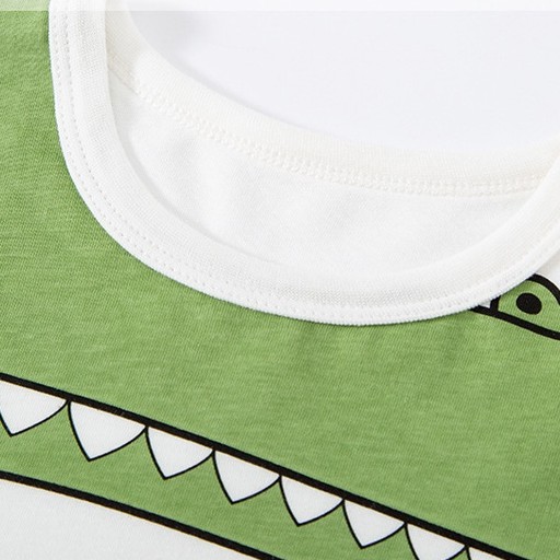 soffny Áo Thun Cotton Tay Ngắn In Họa Tiết Hoạt Hình Thời Trang Mùa Hè Cho Bé