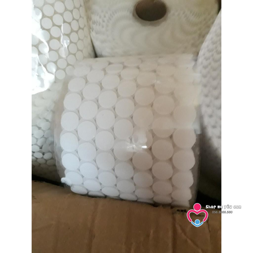 BĂNG DÍNH GAI TRÒN nhám gai/ khóa nhám / verclo / có keo dán