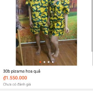 1b pizama hoa quả