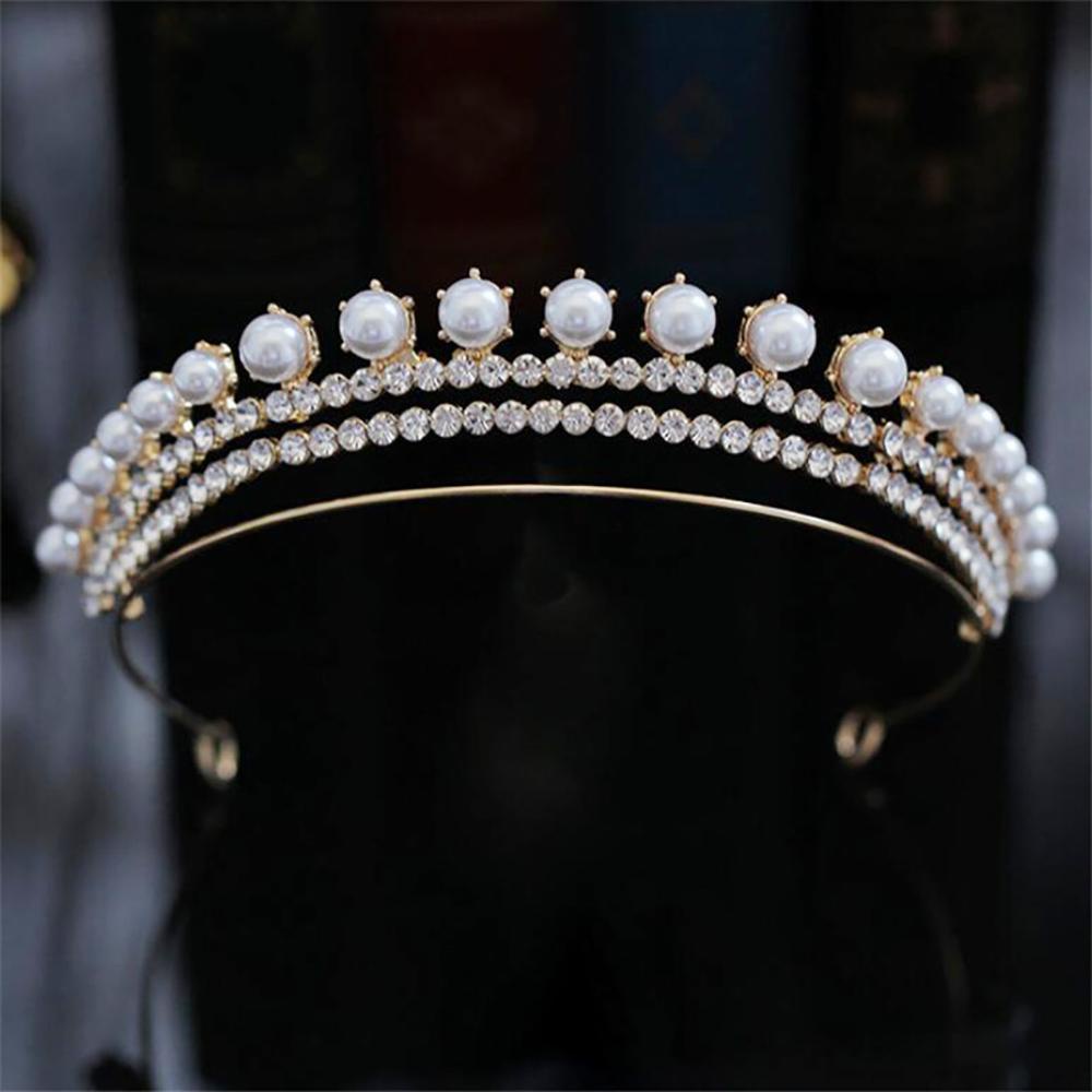 Băng Đô Cài Tóc Hợp Kim Hình Vương Miện WMES15H Đẹp Mắt Thanh Lịch Cho Nữ