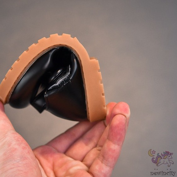 Giày da đế mềm mại phong cách Hàn Quốc retro thời trang dành cho bé gái